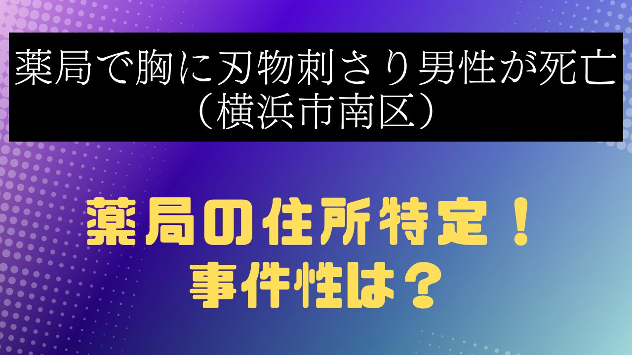 横浜市南区薬局